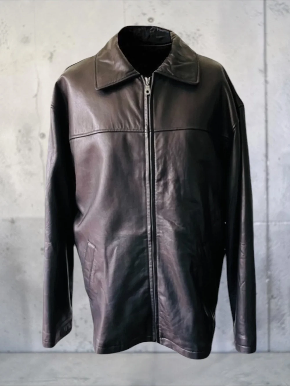 MARK NEW YORK Black Leather  Jacket Size Small
